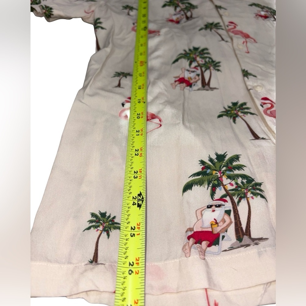 Denim & Flower Ricky Singh Flamingo Tropical Button Up Shirt Men’s Medium - Picture 5 of 10